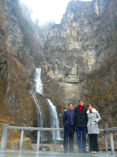 Les cascades d'Ullim en Corée du Nord