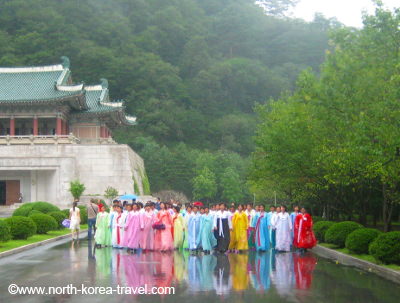 Women in Mt. Myohyang