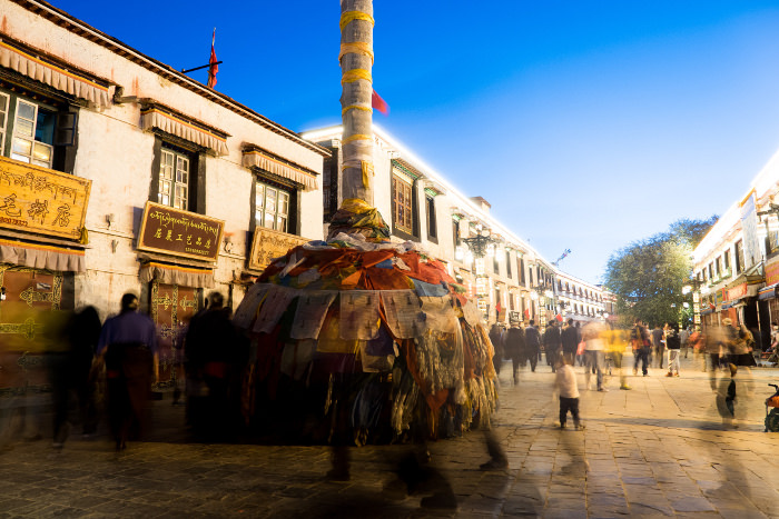 Barkhor en Lhasa Tibet, China