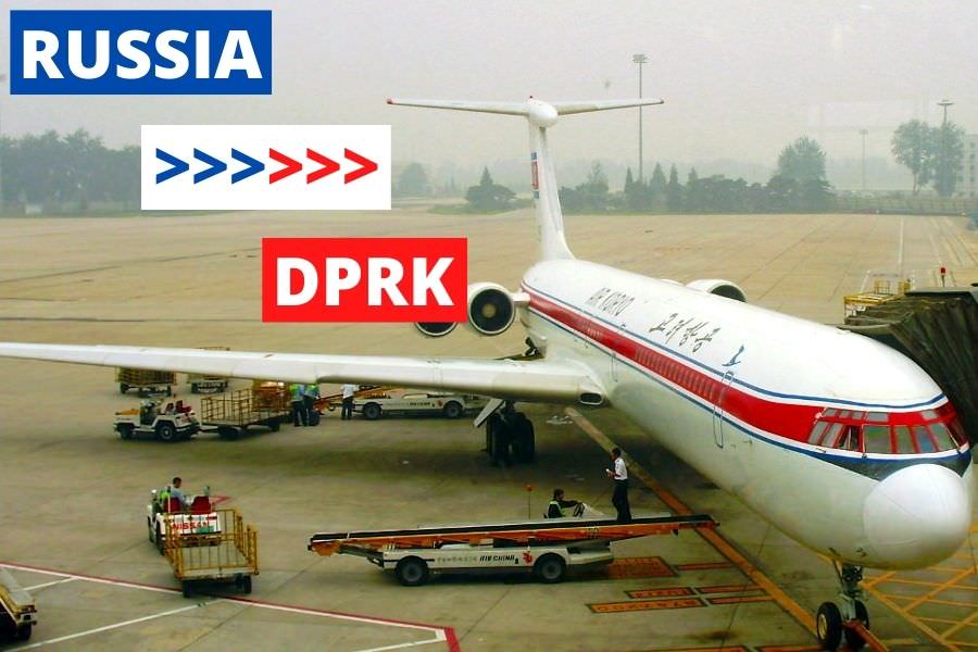 avion d’ Air Koryo de la Corée du Nord. Voyage organisé par KTG Tours