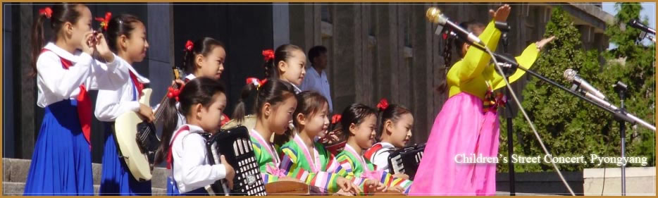 Děti koncert v Severní Koreji