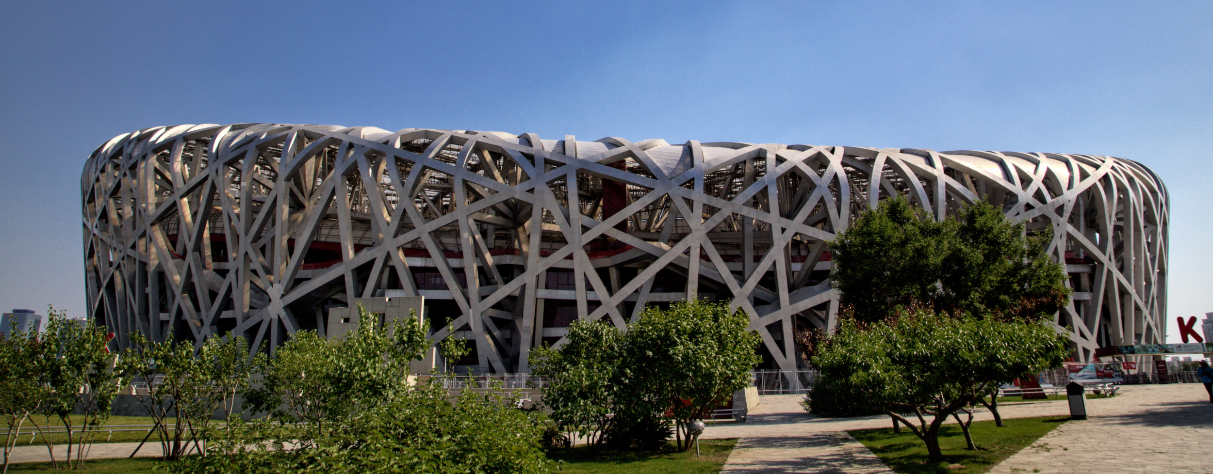 Estadio Nacional de China, el nido de pajaro olimpico en Beijing, Pekin