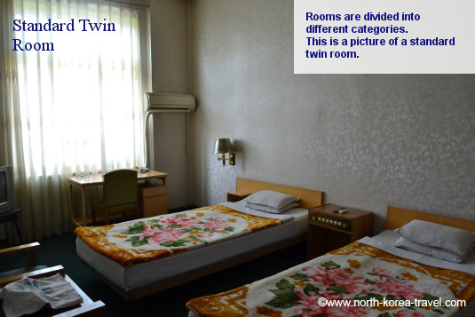 Twin room, Yanggakdo Hotel