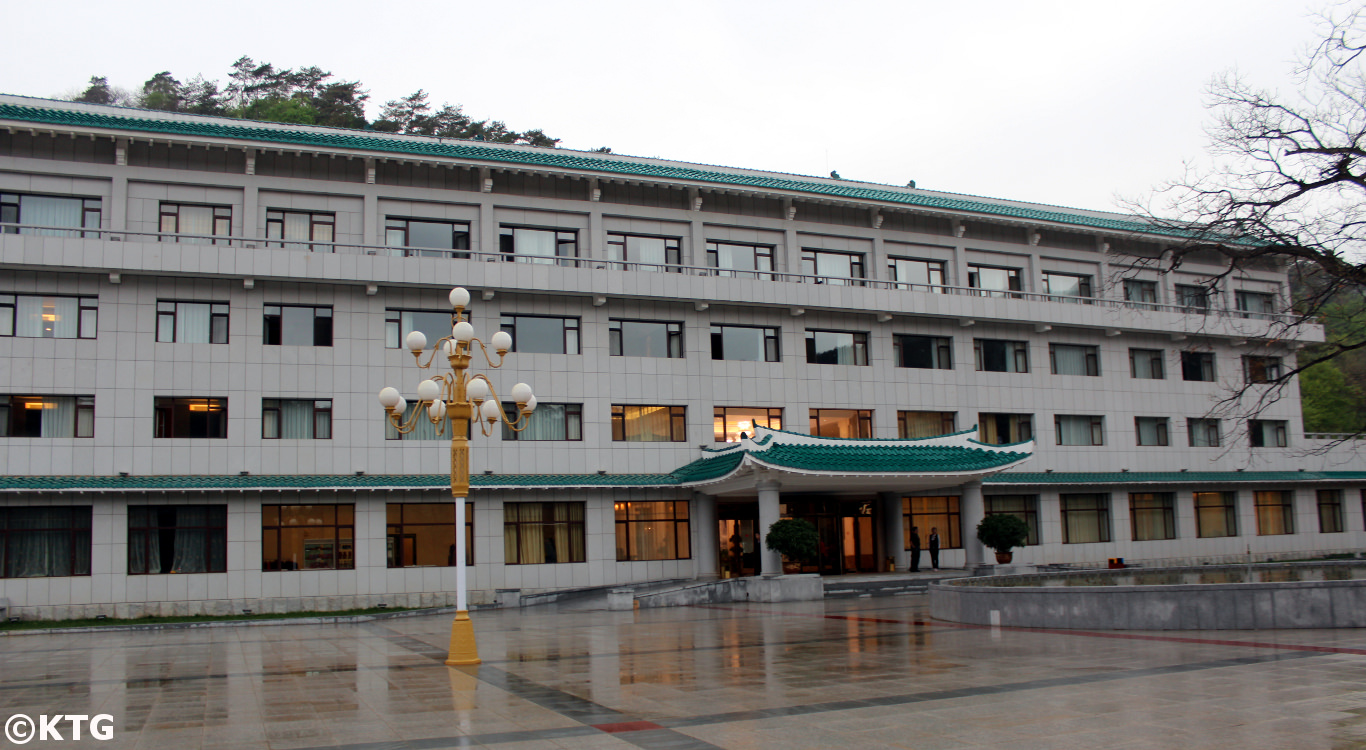 Swimming pool at the Dongrim Hotel in North Korea, DPRK, with KTG Tours