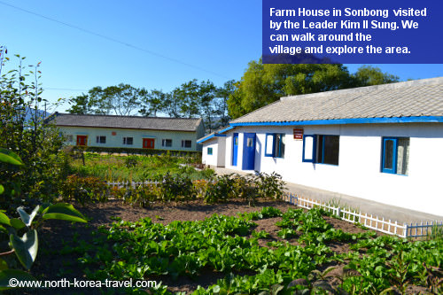 Farm house in Rason, DPRK. We will be able to walk around this North Korean village located in the remote northeastern part of the Korean Peninsula near Russia and China