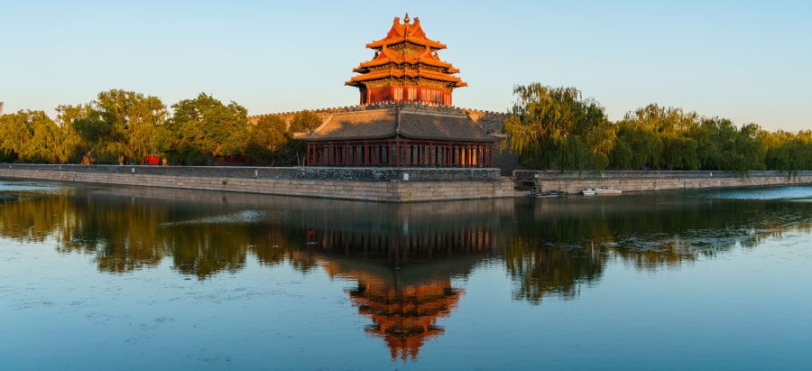 La ciudad prohibida en Beijing, Pekin, China