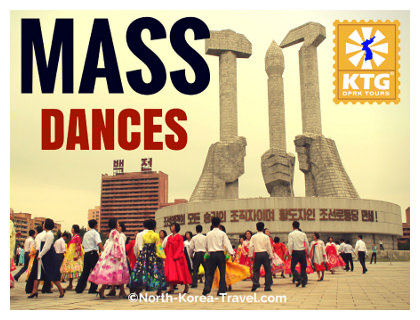 Mass Dances in North Korea on National Day