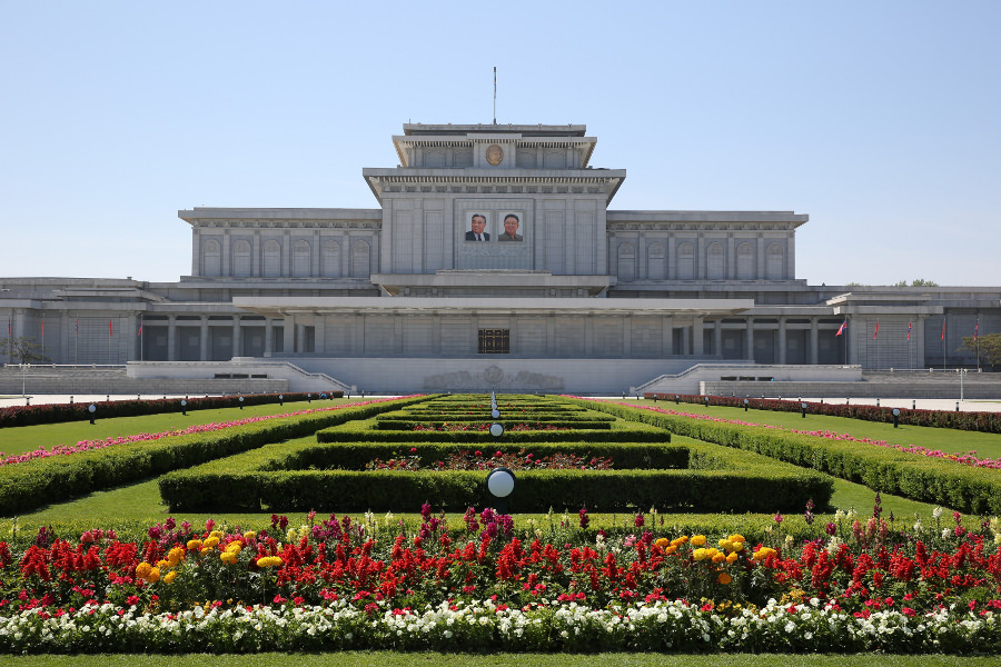 Palais Kumsusan du Soleil à Pyongyang en Corée du Nord en 2016
