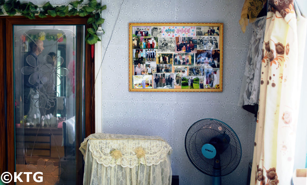 Farmers' home in North Korea, Migok Cooperative farm, Sariwon