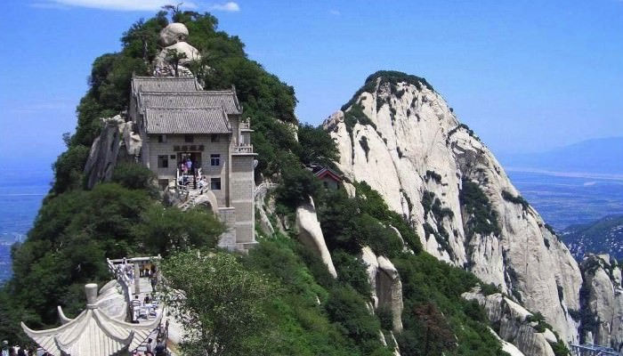 el monte Huashan cerca de Xian en China
