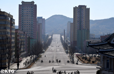 Kaesong City Centre, North Korea, DPRK, with KTG Tours
