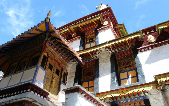 Norbulinka Palace in Lhasa in Tibet, China