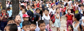 Enfants en Coree du Nord