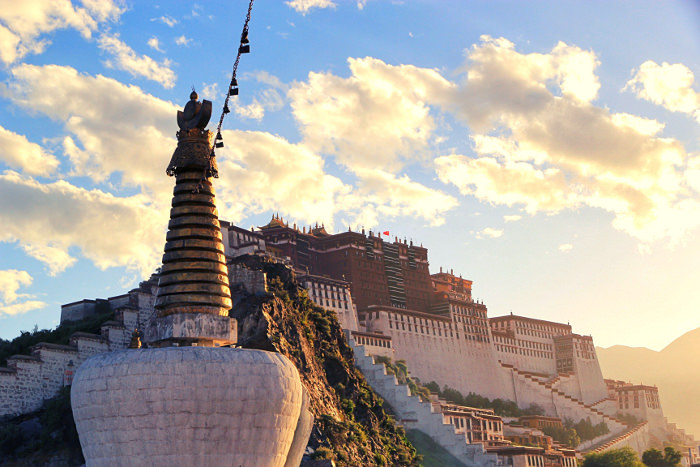 Potala Palace in Lhasa, Tibet, China