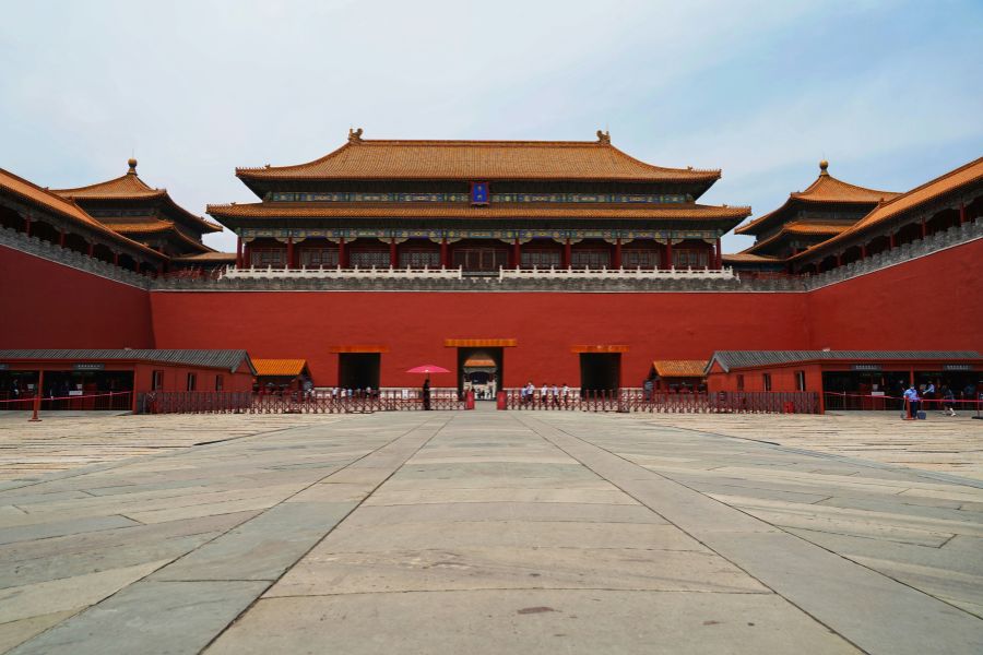 puerta meridiana del palacio imperial es decir la ciudad prohibida, Pekin, Beijing, China