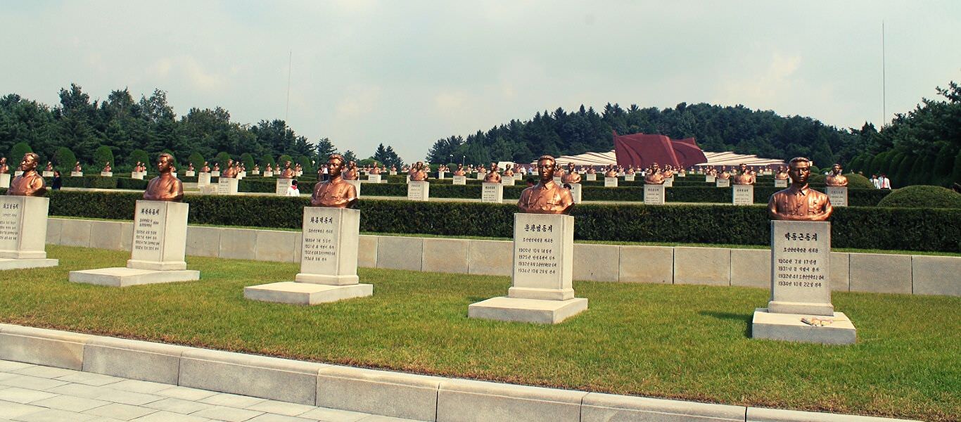 Revolutionary Martyrs' Cemetery in Pyongyang, North Korea (DPRK) with KTG Tours