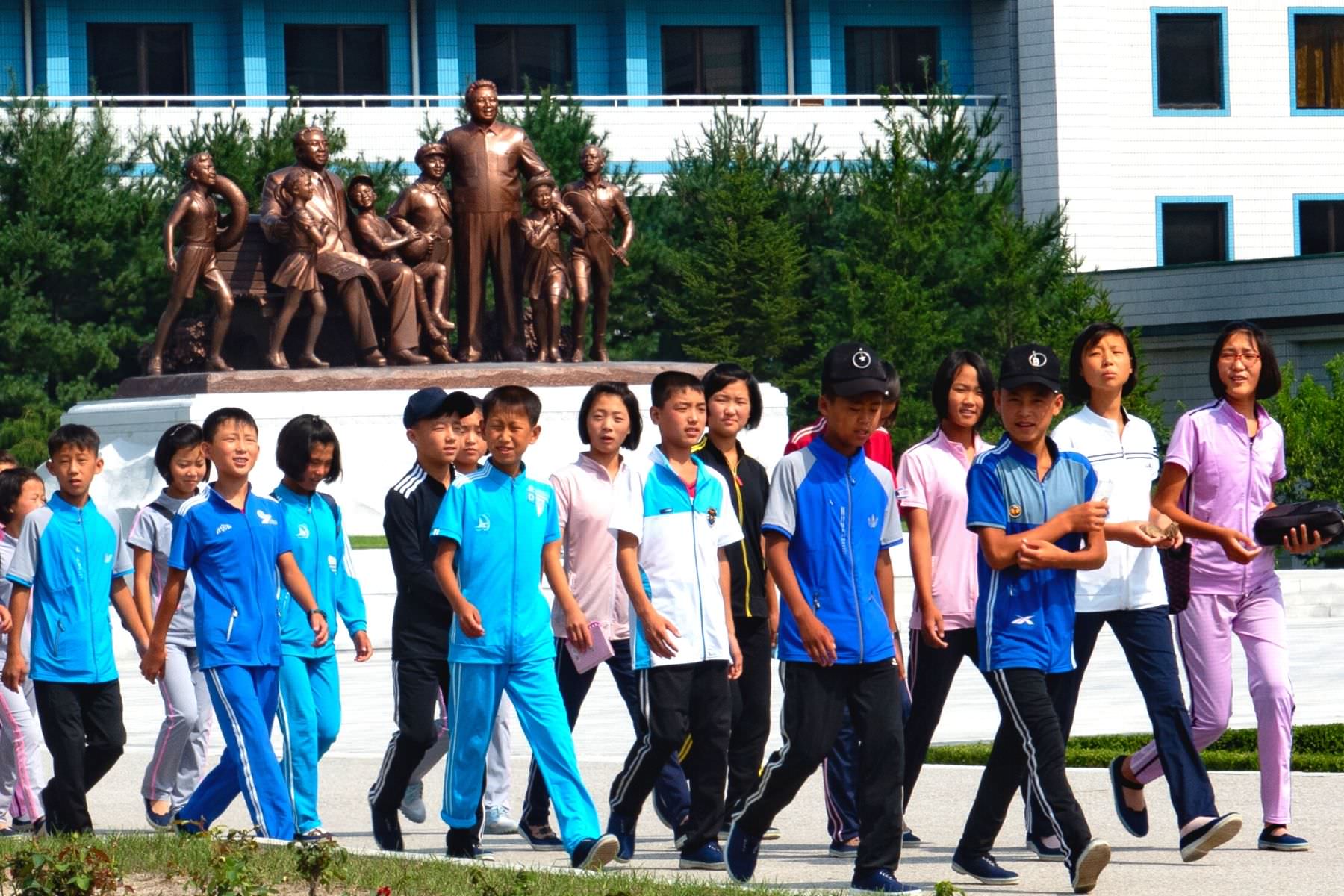 Campamento de Verano Songdowon en Wonsan, Corea del Norte (República Popular Democrática de Corea o RPDC). Viaje organizado por KTG Tours