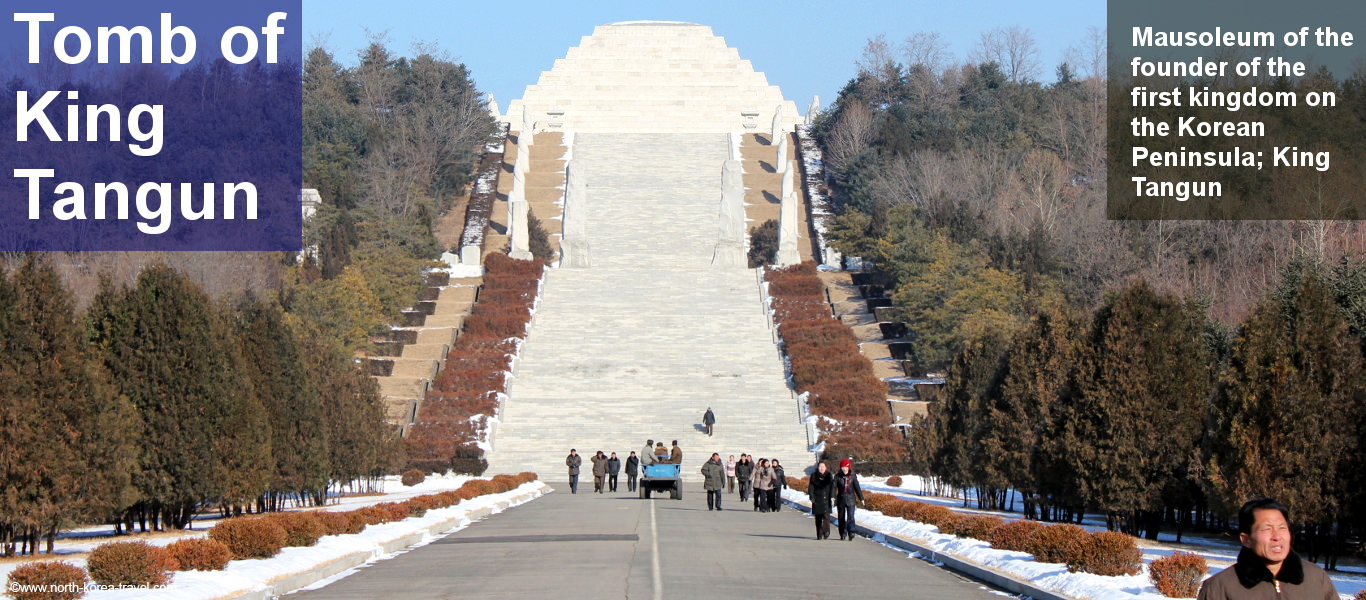 Tomb of King Tangun aka King Dangun in the outskirts of Pyongyang, North Korea