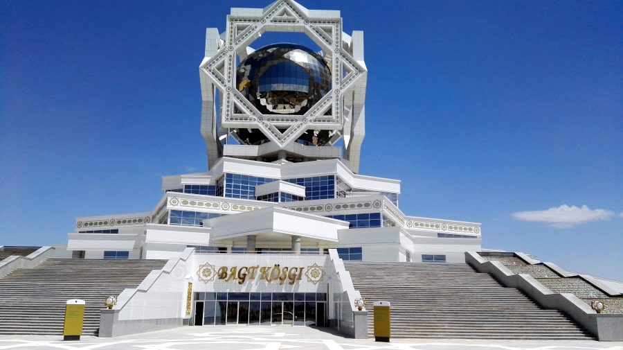 Wedding Palace in Ashgabat capital of Turkmenistan