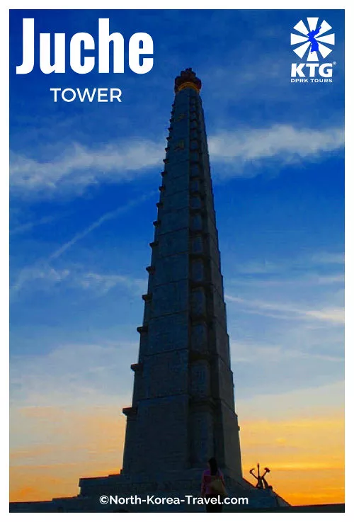 Torre Juche en Corea del Norte
