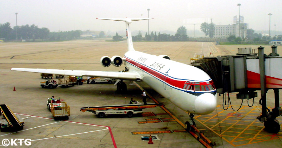 Air Koryo flight from Beijing to Pyongyang. Flights have been running again since August 2023