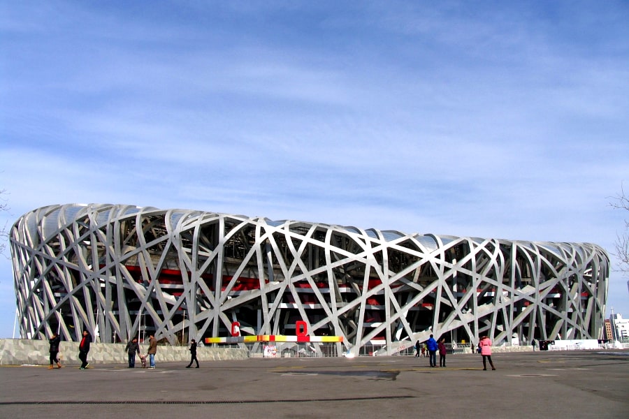 Estadio olimpico de Beijing, el nido de pajaro