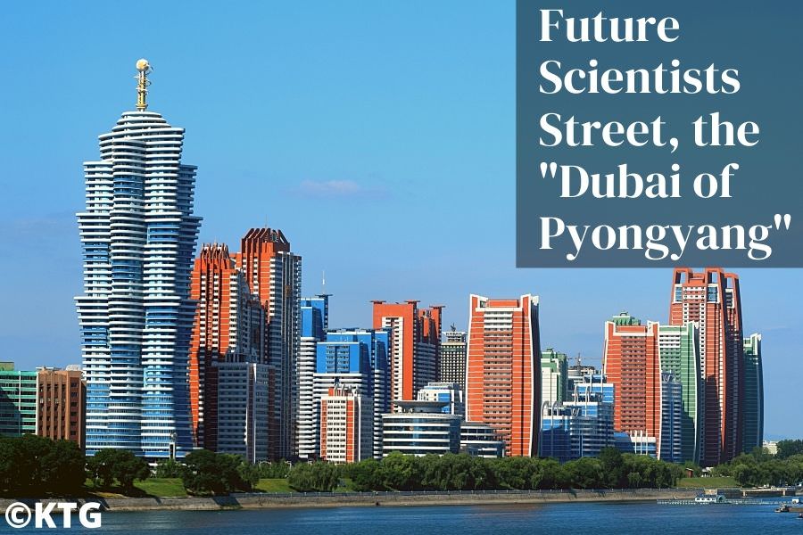 Future scientists street in Pyongyang, capital of North Korea