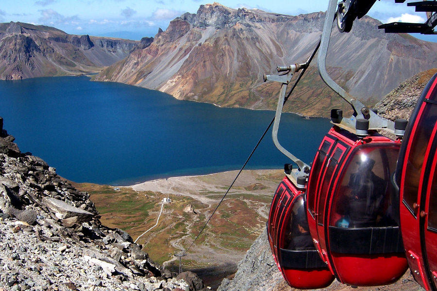 KTG's tour to Mt. Paekdu in North Korea (DPRK). Image of Heaven Lake