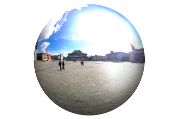 360° views of Kim Il Sung Square in Pyongyang, North Korea, from the Grand Popel's Study House. DPRK trip arranged by KTG Tours