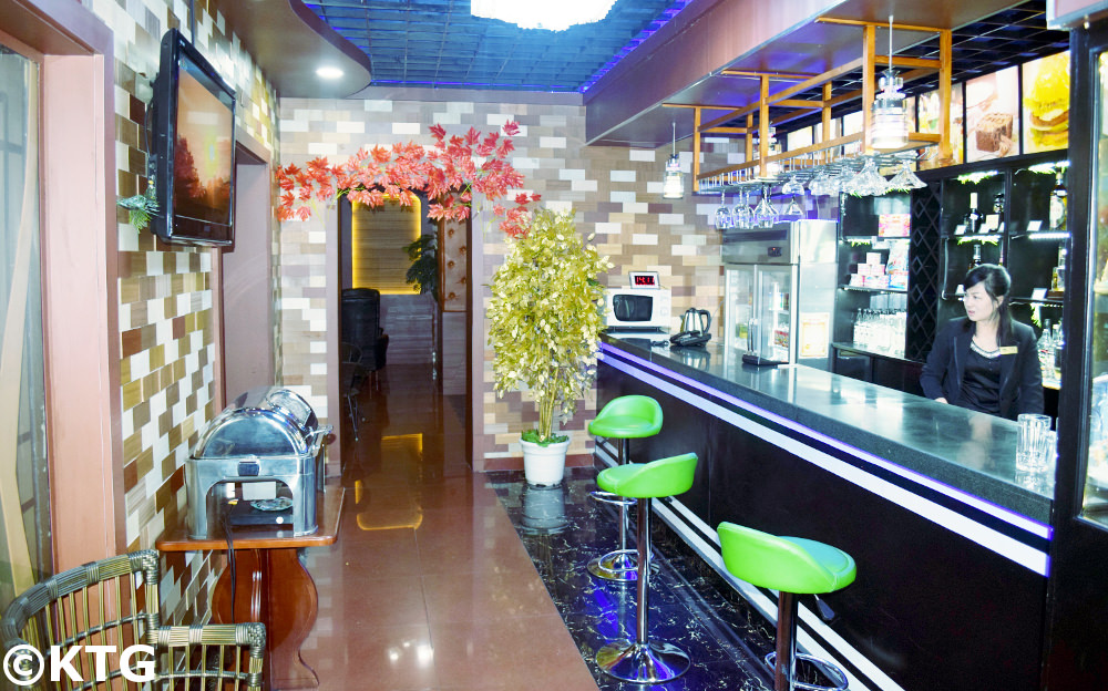 Chongnyon Hotel Bar, Pyongyang - the Youth Hotel is a budget hotel in North Korea