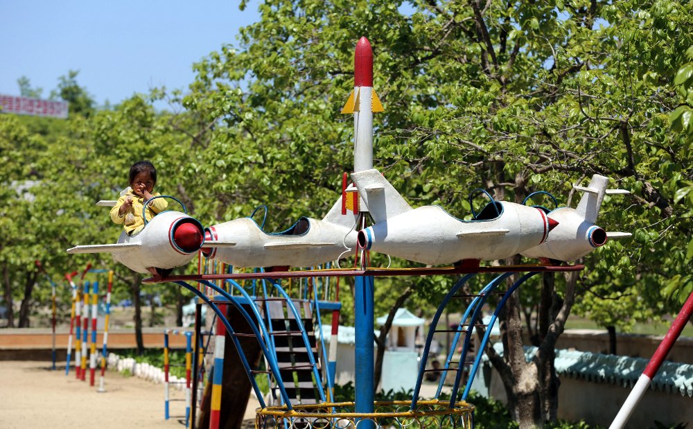 Chonsam cooperative farm in Wonsan, North Korea (DPRK)