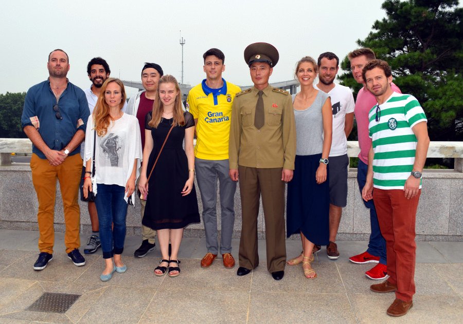 KTG Tours group on our National Day tour at the DMZ in North Korea (DPRK)