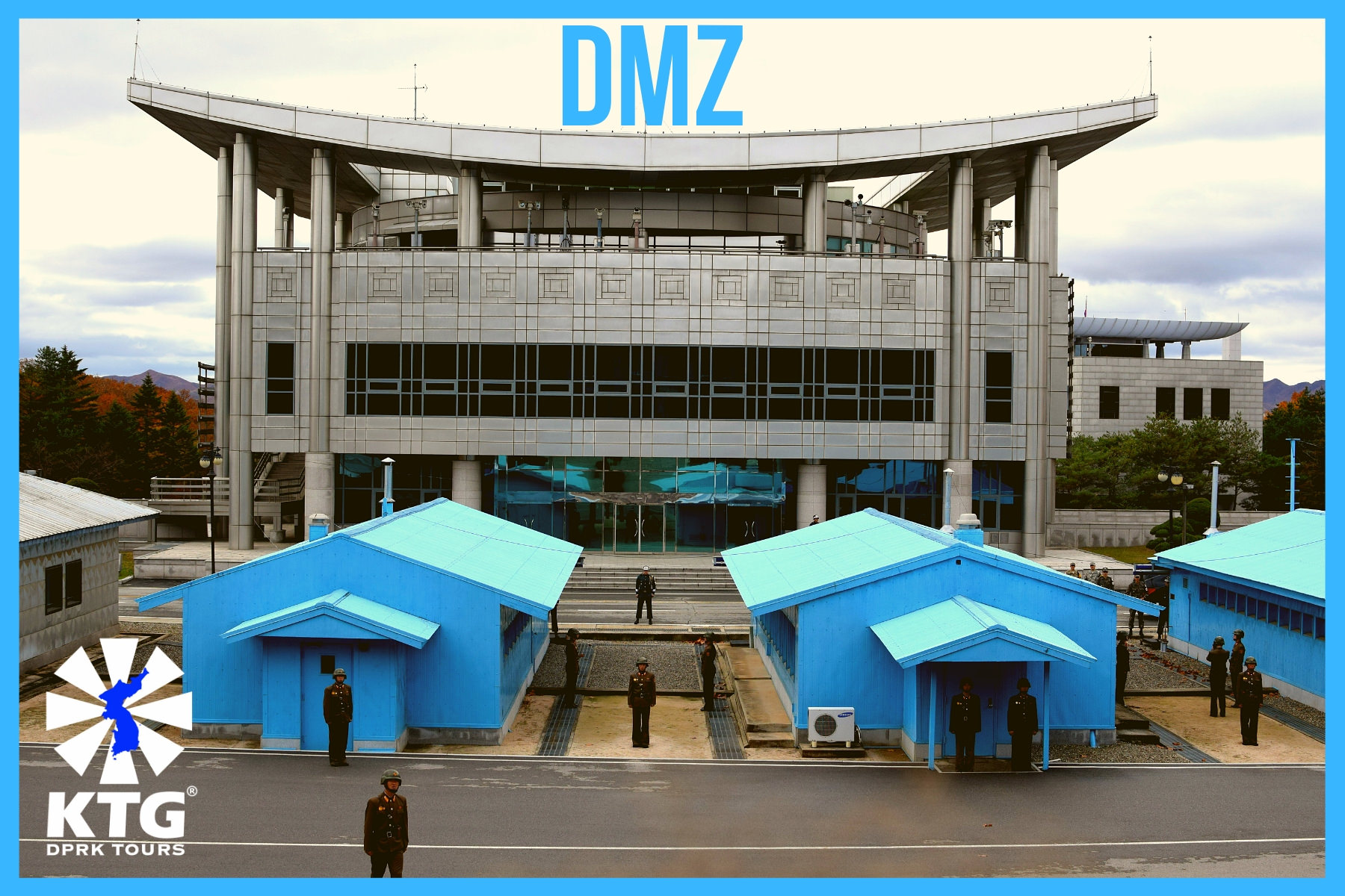 DMZ negotiation rooms in North Korea and South Korea, Panmunjom