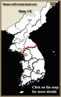 North Korea interactive map
