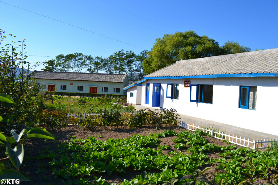 Farm in Rajin part of Rason a special economic zone in North Korea, DPRK. Visit this area with KTG Tours