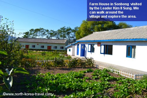 Maison de ferme à Rason, RPDC. Nous pourrons nous promener dans ce village nord-coréen situé dans la partie reculée du nord-est de la péninsule coréenne près de la Russie et de la Chine