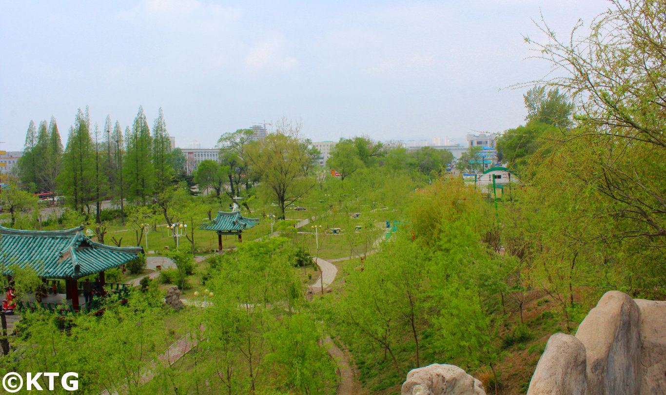 Folk Park in Sinuiju in North Korea, DPRK, with KTG Tours