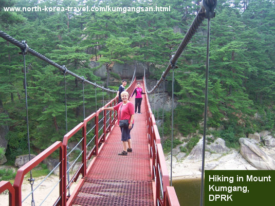 Caminata en Corea del Norte por el Monte Kumgang