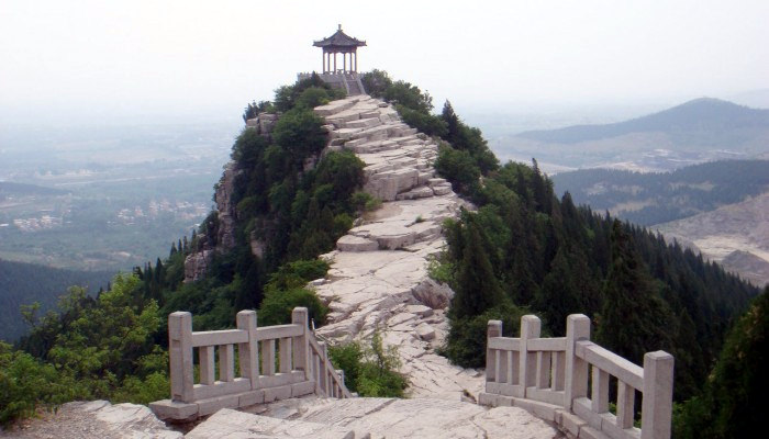 El monte Huashan cerca de Xian en China