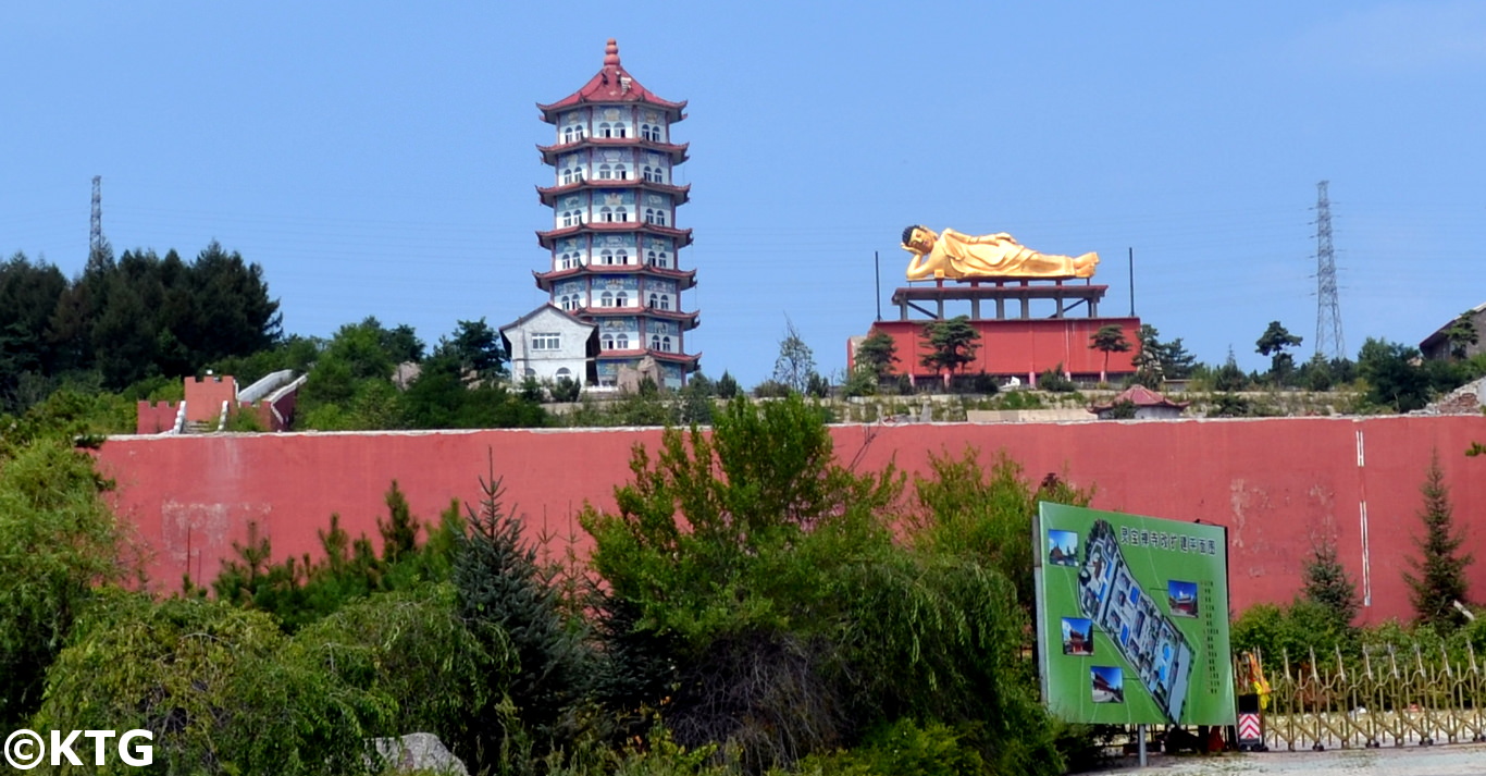 Templo en Hunchun, Yanbian (provincia de Jilin, China)