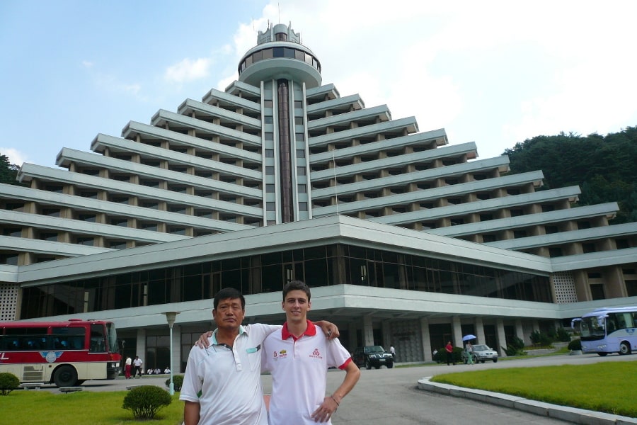 The Hyangsan Hotel in North Korea before it was renovated. Picture taken by KTG in 2008