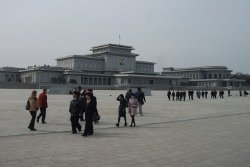 Kumsusan Memorial Palace in Pyongyang, DPRK (North Korea). Tour arranged by KTG