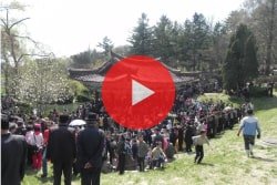 Video of North Koreans dancing in Moranbong park in Pyongyang North Korea