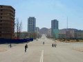 Centre ville à Kaesong, Corée du Nord