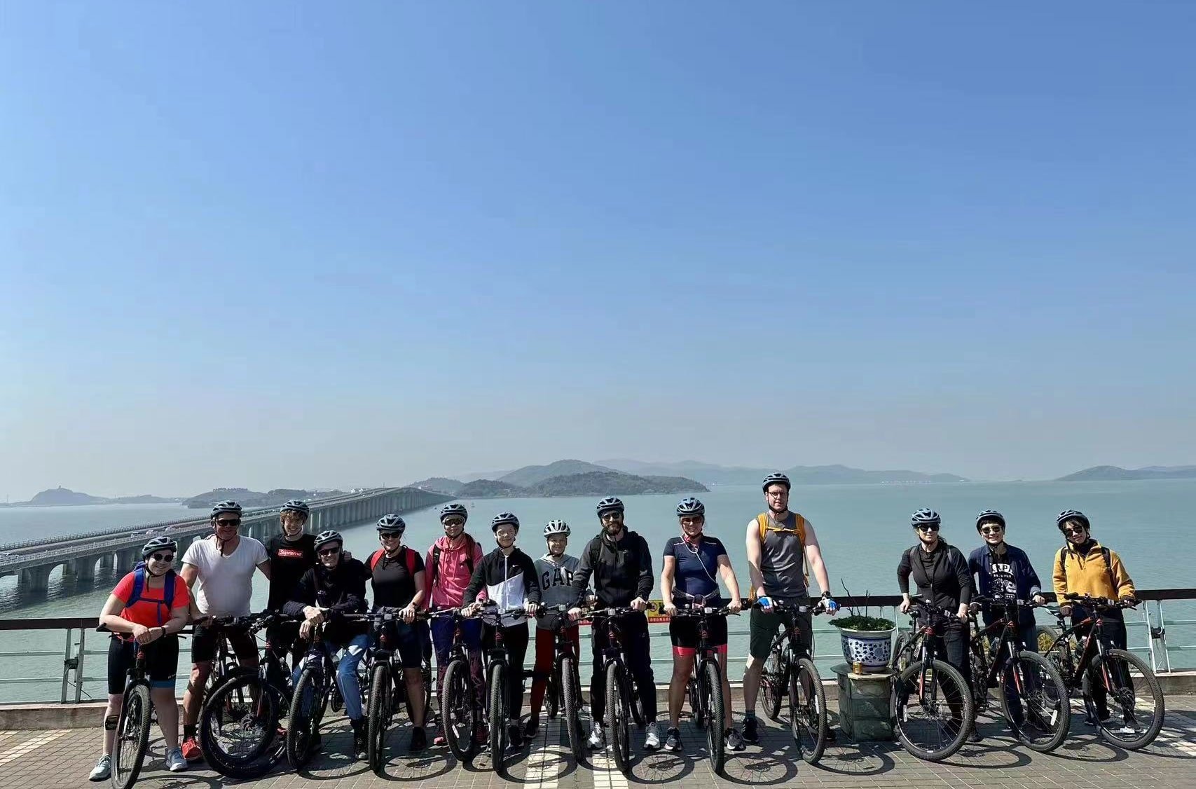 bike tour in Xishan Island, the largest island of Lake Tai. Tour departing from Shanghai