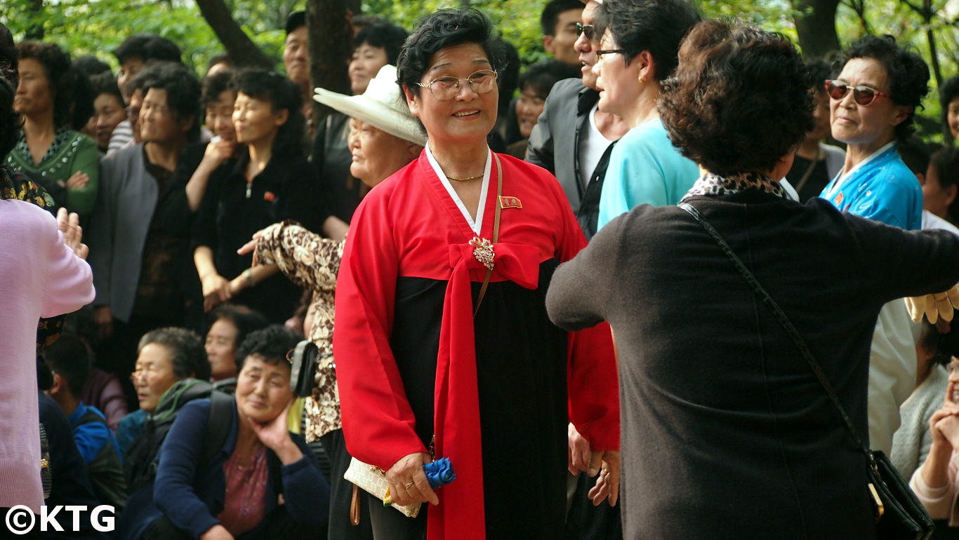 May Day celebrations on Moran Hill, Pyongyang, North Korea