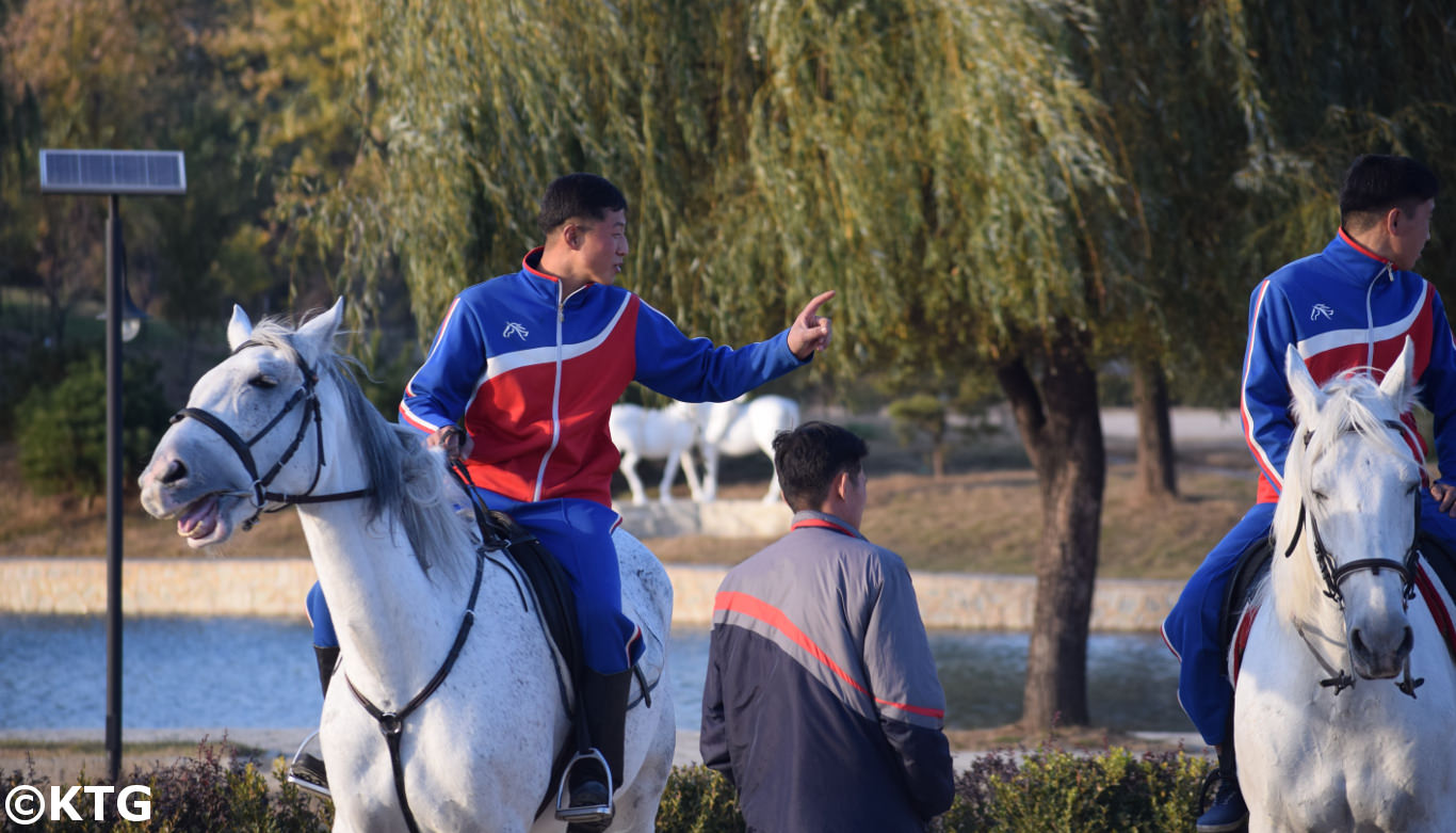 Mirim Equitation club in Pyongyang, North Korea. Go horse riding in the DPRK with KTG!