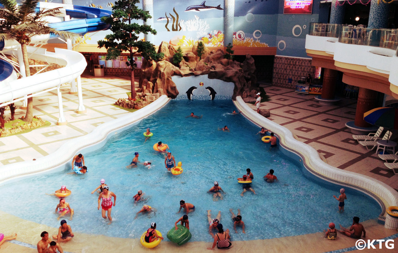 Munsu waterpark in Pyongyang, North Korea