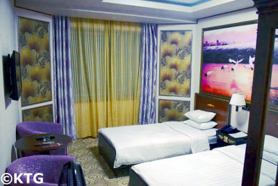 Chongnyon Hotel room, Pyongyang capital of North Korea