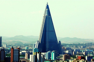 Ryugyong Hotel, Pyongyang capital of the DPRK